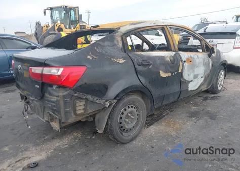 2015 Kia Rio Lx из США, поврежденный, VIN KNADM4A31F6466562